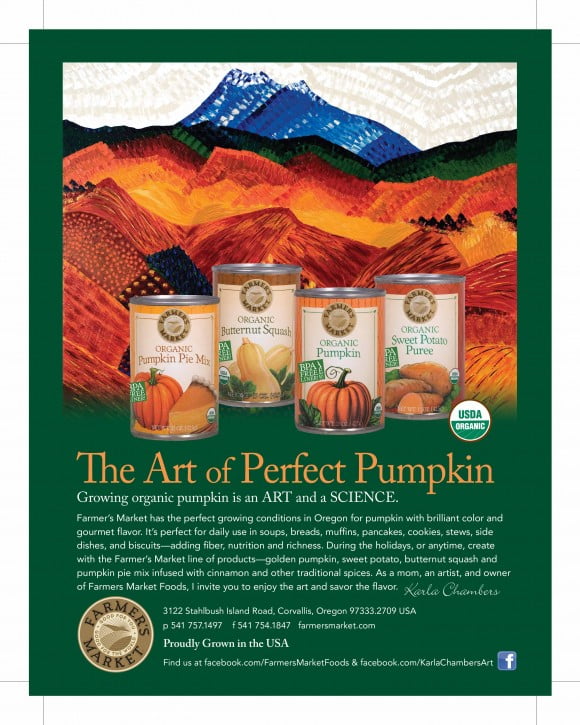 Art of perfect pumpkin web